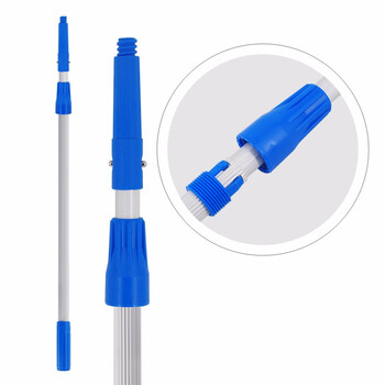 兰诗 L-2021铝合金杆玻璃清洁套装玻璃擦窗器 （单杆1.2米+玻璃刮+T头擦+铲刀）四件套