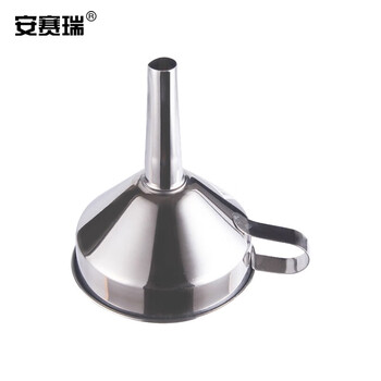 安赛瑞 不锈钢漏斗 锥形漏斗 酒漏油漏 不锈钢304漏斗 食堂酒店餐厅餐具 13cm 26366