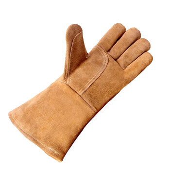 威仕盾（WESTUN）G-2000 35CM加托海棉里皮防火线电焊手套 米黄色 XL码 1副