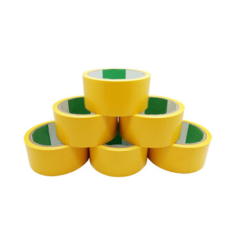 飞尔（FLYER）地板胶带 地面定位贴纸【黄胶 66m×50mm×0.055mm】50卷起批