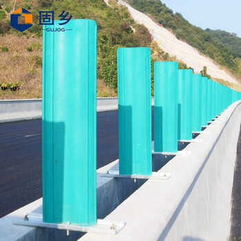 固乡 PVC护栏高速公路防眩板塑料遮光板道路护栏塑料板交通（防眩板20.5*80cm）