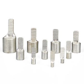 天旭DZ47片形接线端子铜鼻子紫铜铜线耳断路器铜插片C45-1.5平方1000个/包 1包