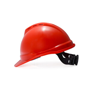 梅思安PE豪华型安全帽超爱戴帽衬红色针织吸汗带D型下颏带1顶 可印字