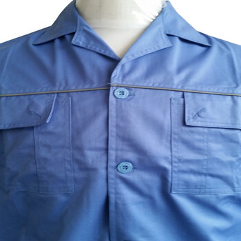 俊滢（JUNYING）劳保工作服春秋长袖套装 可定制 175cm