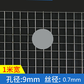 鼎红 不锈钢网筛网304钢丝网围栏不锈钢网片养殖防鼠阳台防护围栏网长10米孔9mm*丝粗0.7mm*宽1m