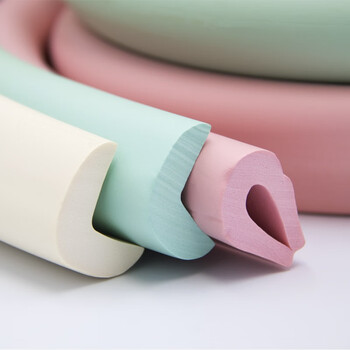 冰禹 BYlf-615 密封防撞条 防护条 加厚加强型 L型防撞条 米白色3包 （2米/包）