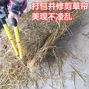 汇安 稻草帘子1*2m 草席草苫子道路防滑草垫子编织草袋混凝土防冻寒保温垫车皮 可定制