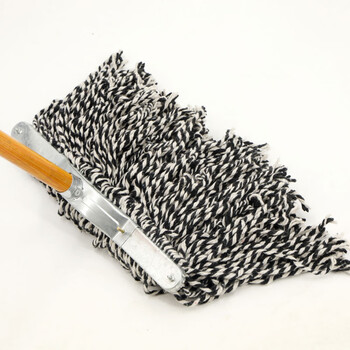 康丽雅 排拖40CM 老式木柄尘推物业车间棉线拖把平板地拖加固铁头 1个装