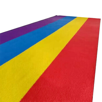 3G 彩虹跑道仿真草坪学校户外操场跑道 宽4m长25m厚2.5cm 1卷 企业定制