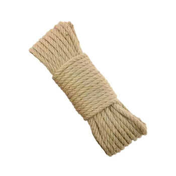 苏识 YJ-S0016 麻绳 复古包装捆绑黄麻绳 手工麻绳土黄色 20mm 10米