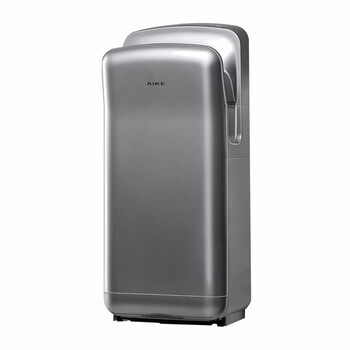 艾克（AIKE）AK2005H 卫生间双面干手器全自动感应烘手器 银色双面感应