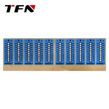 TFN 测温纸 温度标贴 感温纸测温胶片 十格 WDJ10A 
