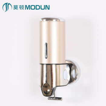 莫顿（MODUN） 皂液器壁挂挂壁皂液器洗手器洗手瓶皂液盒浴液盒 M-8009土豪金单头