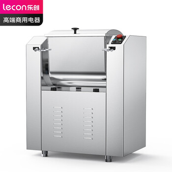 乐创（lecon）低噪音和面机 商用饭店食堂揉面搅面机 15kg/次带掀盖即停 LC-J-HWJ15