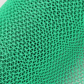 雅的 5.0加密S型疏水镂空PVC地毯 防滑地垫 红色 实心大孔8.5mm 1.2*12米 /张