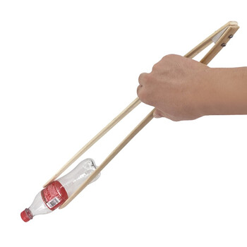 兰诗 FH-1023 拾捡器加长竹夹子 环卫垃圾钳 拾物器 卫生夹 垃圾夹 长50CM 5个装