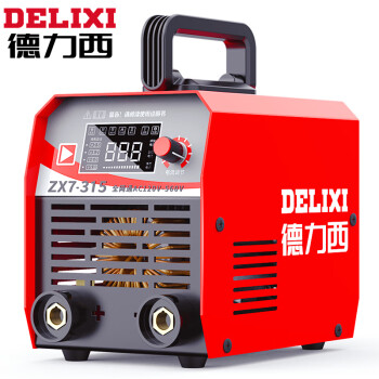 德力西电焊机小型两相220v 三相380v工业级315双电压手提式焊机裸机【315智能液晶款宽电压】