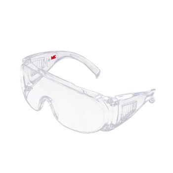 3M 护目镜防护眼镜防刮擦防喷溅访客眼镜 1611HC 1副装 企业定制