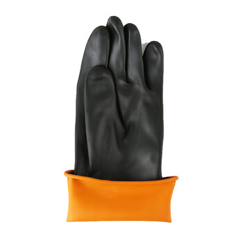 得鸟(DENIAO) 35CM短袖工业耐酸手套 B定制 10双装