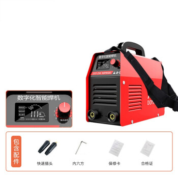 大焊电焊机220v电子迷你二相全铜电焊小型焊机 裸机【液晶数显版220V】 ZX7-250