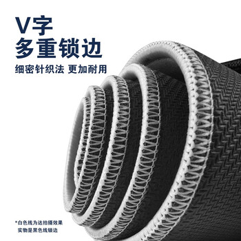 飞遁 鼠标垫电竞游戏办公 纯色专用小号电脑桌垫 顺滑编织包边加厚防滑底 300*250*3mm 加油呀