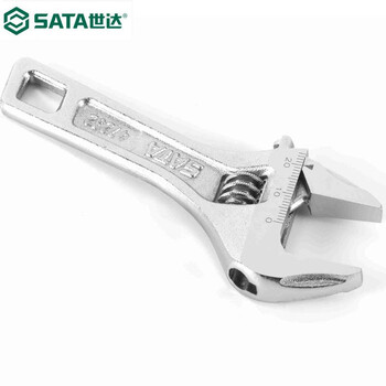 世达（SATA）47235 大开口短柄活动扳手12"