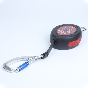 安 Z-J-3 防坠器3米织带式速差自控器自锁器塑料外壳铝合金挂钩国标款定做 1个