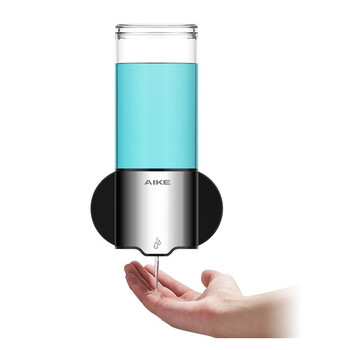 艾克（AIKE）AK1212 感应皂液器不锈钢壳体壁挂免接触洗手机 滴液二合一