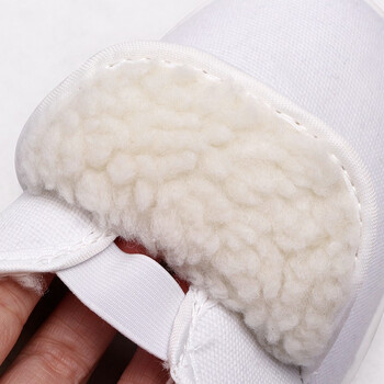 者也（ZYE）防静电棉鞋 冬季加绒工作鞋中电子厂男女实验室无尘鞋洁净防尘鞋巾棉鞋 加绒白色【PVC底】 35码