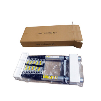 凌科朔(LINKSHIRE)竹节伸缩梯单面梯4.6米缩回101厘米重11公斤户外铝合金伸缩安全架梯工程升降楼梯