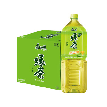 康师傅绿茶2l*6蜂蜜茉莉味低糖瓶装茶饮料聚餐整箱