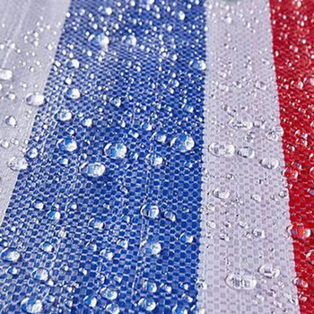 聚远 JUYUAN 彩条布防雨布彩条布 三色布 彩条布 防水布 3x50米防雨布