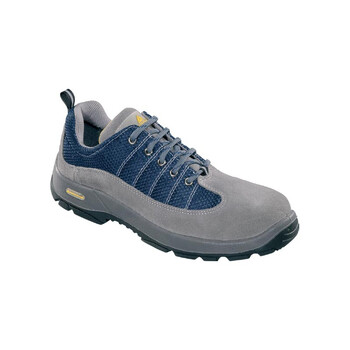 代尔塔 301232 S1P安全鞋301322升级款防砸防穿刺防静电耐磨劳保鞋灰蓝色42码 1双装