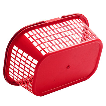 兰诗（LAUTEE）BS-667 储物篮 手提塑料筐子草莓篮子樱桃篮杨梅方形采摘篮周转筐 2斤（30个装）