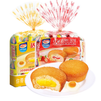 达利园法式软面包1500g饼干糕点下午茶点心早餐面包营养早餐蛋黄派注
