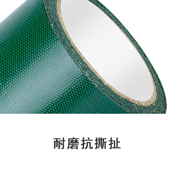 联嘉 修补胶带 高粘篷布胶带修复货车雨篷苫布油布补丁刀刮布绿色 宽80mmx长5000mm 