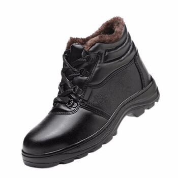 易美丽诺 PLH1035 冬季加绒加厚高帮防砸防穿刺防护鞋 尺码备注单双