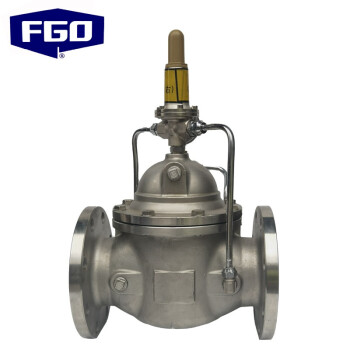 FGO 500X持压泄压阀 管道安全阀 泄水阀 不锈钢法兰连接1.6mpa  500X-16P DN200