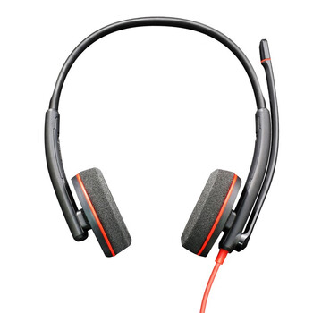 缤特力（Plantronics）Poly 3220呼叫中心客服办公耳机  话务电销耳麦 电话会议耳麦（USB线控直连电脑）
