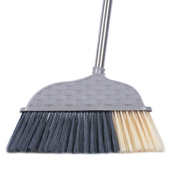 卫洋 WYS-104不锈钢杆细丝软毛扫把 学校用扫帚 清洁笤帚 颜色随机 单只装