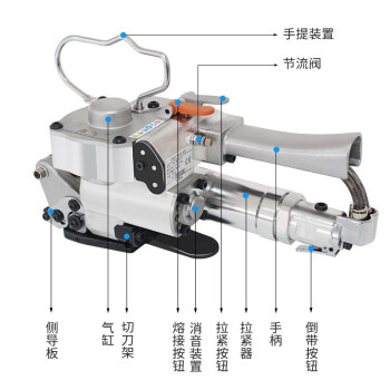 伏兴 手提式气动打包机 免扣式热熔捆扎机拉紧器 适合宽13~19mm打包带 A19