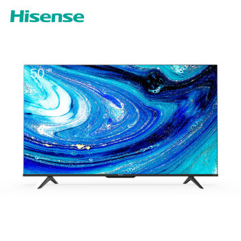 海信hisense50e3fpro50英寸ai声控4khdr悬浮全面屏液晶电视