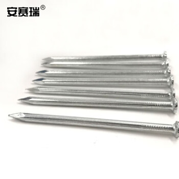 安赛瑞 直纹水泥钉 直纹镀锌水泥钢钉 特种钢钉 挂画钉 射钉 墙钉 长度25mm（2kg装） 22349