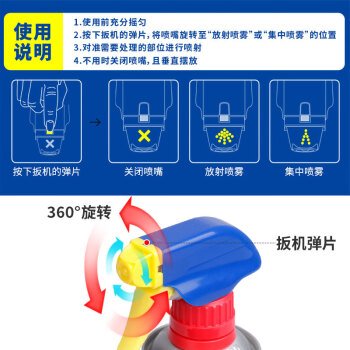 WD-40多用途金属养护剂/除锈油/机械防锈润滑剂/除湿/消除异响/零压喷罐 型号：86440T 440ml 1瓶