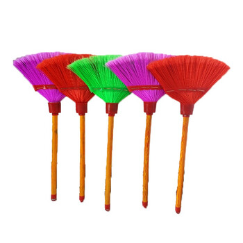 苏识 QJ0011 波纹丝扫帚环卫八钉小扫把圆头硬毛 圆头波纹丝 一把