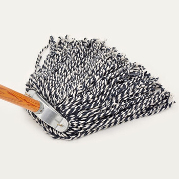 中典 DM- 982 木杆铁头排拖 物业学校老式拖把棉线尘推 15厘米排拖