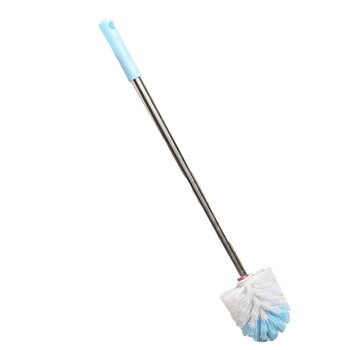 冰禹 BYrl-59 不锈钢马桶刷 清洁厕刷马桶刷 长柄厕刷清洁刷 方头（颜色随机）