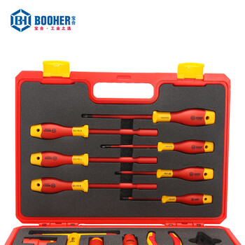 宝合(booher)18件VDE绝缘工具组套 0200411 铬钒钢