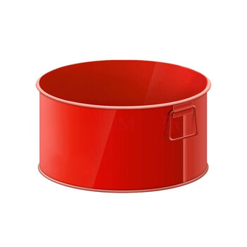 蓝炎 消防演习桶 应急消防演练燃烧铁桶学校物业单位演习器材 红色600*300消防桶