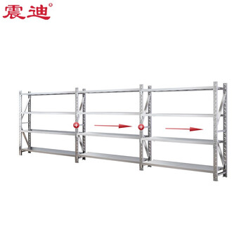震迪304不锈钢货架1.5米长仓储置物架工业多层展示架可定制SD0147副架
